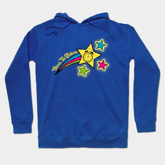 TIME TO SHINE Hoodie by peckiefoureyes